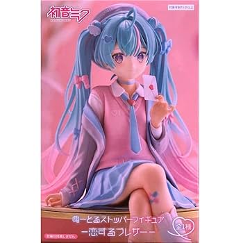 初音ミク 恋するブレザー ネイビーver. ぬーどるストッパー フィギュア① 大人気！初音ミク“恋するブレザー”が約32cmの超BIGサイズで